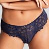 Panache Allure Low Rise Brazilian Brief -alushousut Navy-thumb Matalavyötäröiset pitsialushousut Allure-sarjaan. 36-46 10762-NAVY