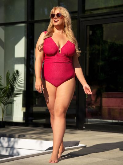 Nessa Swimwear Aloa NW -uimapuku Raspberry  M 38/40 - 3XL 46/48 N543-RASP