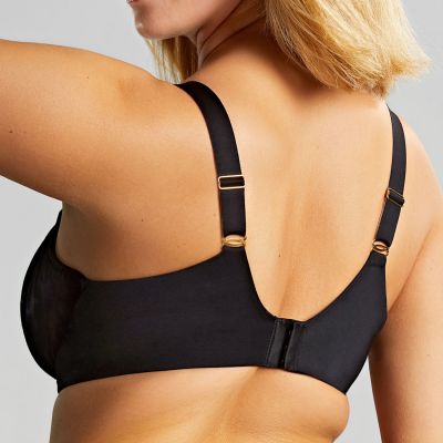 Sculptresse by Panache Ashley UW P Balcony -rintaliivit Black Kaarituettu, topattu simpukkabalconette. 75-100, E-M 11091-BLK