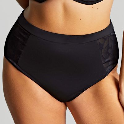 Sculptresse by Panache Ashley High Waist -alushousut Black Korkeavyötäröiset alushousut. L/40 - 3XL/48 11094-BLK