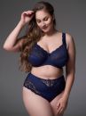 Plaisir Lingerie Beate Elegance -midialushousut Dark Blue-thumb Normaalikorkeat alushousut Beate-sarjaan. 40-56 151-17/DAB