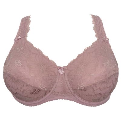 Plaisir Lingerie Beate Lux UW Soft Full Cup -rintaliivit Blush Kaarituettu, toppaamaton, joustopitsinen täyskuppiliivi. 80-110 D-H 619431-30/BLU