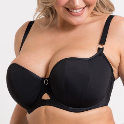 Curvy Kate Boost Me Up UW Padded Balcony -rintaliivit Black Kaarituettu, topattu push up -balconette 65-105, E-M CK-027-106-BLK