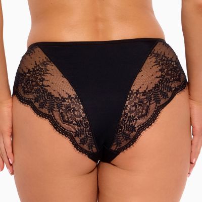 Gaia Lingerie Camilla-midialushousut Black Normaalikorkea alushousut L/40 - 4XL/48 GFP-1262-CZA-FP