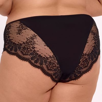 Gaia Lingerie Camilla-midialushousut Black Normaalikorkea alushousut L/40 - 4XL/48 GFP-1262-CZA-FP