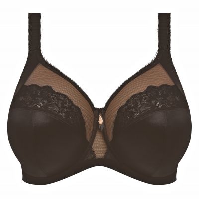 Elomi Cate Allure UW Full Cup-rintaliivit Black Kaarituettu ja toppaamaton kokokuppinen liivi pussitetulla takaosalla. 75-105, F-O EL302405-BLK