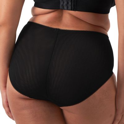 Elomi Cate Allure Full Brief -alushousut Black Full Brief -malliset korkeavyötäröiset alushousut. M/40-4XL/50 EL302451-BLK