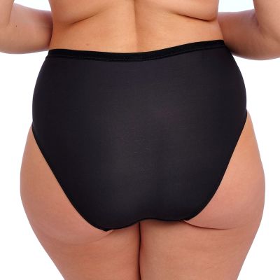 Fantasie Demure Full Brief -alushousut Black Korkeavyötäröiset alushousut joustopitsiä. XS/36 - 2XL/46 FL103251-BLK