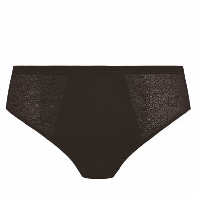 Fantasie Demure Full Brief -alushousut Black Korkeavyötäröiset alushousut joustopitsiä. XS/36 - 2XL/46 FL103251-BLK