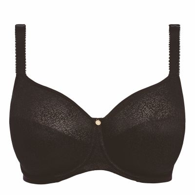 Fantasie Demure UW Moulded NP -rintaliivit Black Kokokuppinen, kaarituettu liivi, jossa sileät ja toppaamattomat muotoonprässätyt kupit 65-90, D-K FL103211-BLK