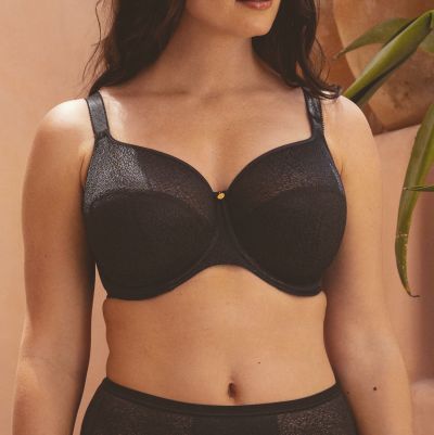 Fantasie Demure UW Moulded NP -rintaliivit Black Kokokuppinen, kaarituettu liivi, jossa sileät ja toppaamattomat muotoonprässätyt kupit 65-90, D-K FL103211-BLK