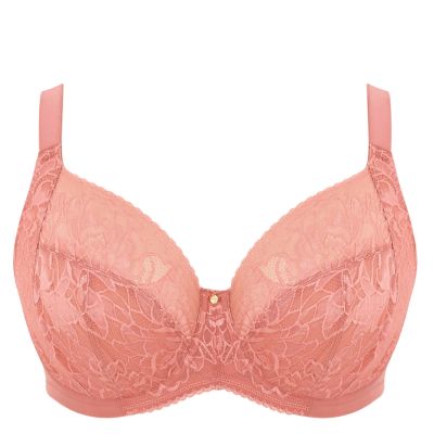 Sculptresse by Panache Dream UW Full Cup -rintaliivit Rose Pink Kaarituettu ja toppaamaton, täyskuppinen mesh- ja pitsiliivi. 75-105, E-O 10805-ROP