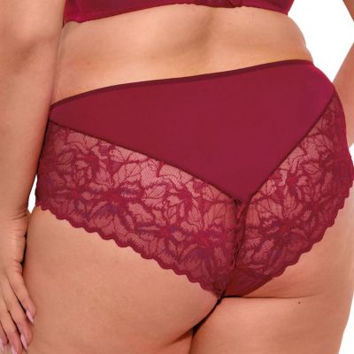 Gaia Lingerie Evy-midialushousut Raspberry Red Normaalikorkeat alushousut. L/40 - 4XL/48 GFP-1275-MAL