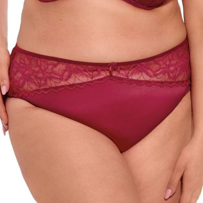 Gaia Lingerie Evy-midialushousut Raspberry Red Normaalikorkeat alushousut. L/40 - 4XL/48 GFP-1275-MAL