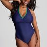 Panache Swimwear Faye NW Halterneck -uimapuku Ric Rac Navy (ENNAKKOTILAUS 27.1.)-thumb Kaaritueton niskan taakse solmittava kokouimapuku. 36-46 SW1950-RRNAY