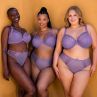 Curvy Kate Flare Full Cup Plunge -rintaliivit Amethyst Purple-thumb Kaarituettu, toppaamaton, täyskuppinen edestä syvään uurrettu meshliivi. 70-105, E-M CK-087101-AMP