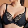 Ava Goddess UW Soft Bralette -rintaliivit Black-thumb Kaarituettu ja toppaamaton liivi yhdellä pystysaumalla. 65-105, D-L AV2118-BLK