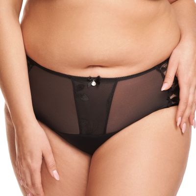 Nessa Grace Midi Brief -alushousut Black  L/40-42 - 5XL/50-52 GRA-NO2-CZA