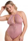 Scantilly by Curvy Kate Indulgence in Lace -pitsibody Dusty Rose-thumb Kaaritueton body säädettävillä olkaimilla E-L-kuppikolle S/36-38 - 3XL/56-58 ST-010-704-DUR