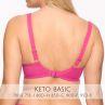 Gaia Lingerie Keto Semi Soft -rintaliivit Fuksja-thumb Kaarituettu, puolitopattu. 70-105, D-L BS-1134-FUK