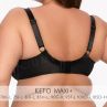 Gaia Lingerie Keto Semi Soft -rintaliivit Black-thumb Kaarituettu, puolitopattu. 70-105, D-L BS-1134-CZA