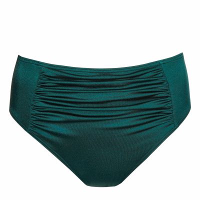 PrimaDonna Mangalore Full Briefs -bikinihousut Jewel Green Korkeavyötäröiset ns. full brief-malliset bikinihousut koristerypytyksillä. S/38 - 5XL/52 4012151-JGR