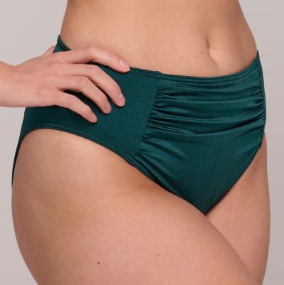 PrimaDonna Mangalore Full Briefs -bikinihousut Jewel Green Korkeavyötäröiset ns. full brief-malliset bikinihousut koristerypytyksillä. S/38 - 5XL/52 4012151-JGR