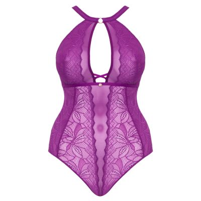 Scantilly by Curvy Kate Opulence -pitsibody Mystic Purple Kaaritueton body säädettävillä olkaimilla E-L-kuppikolle. S/36-38 - 2XL/52-54 ST-038-704-MPU