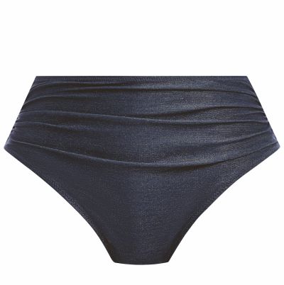 Fantasie Paros Coast Full Brief -bikinihousut Midnight Sparkle Korkeavyötäröiset bikinihousut rypytyksillä. 38-46 FS506171-MIA