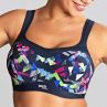 Panache Sport 5021D Power UW P -urheilurintaliivit Graphic Print-thumb Kaarituettu, topattu urheiluliivi muunneltavilla olkaimilla. 65-90, D-K 5021D-GRA