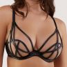 Playful Promises Ramona UW Strap & Mesh -rintaliivit Black Leatherette (ENNAKKOTILAUS 18.9.)-thumb Kaarituettu, toppaamaton meshliivi remmiyksityiskohdilla. 65-100, D-K PP-3220-L