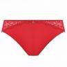 Fantasie Reflect Midi Brief -alushousut Red-thumb Normaalivyötäröiset alushousut pitsikoristeilla. XS-2XL FL101850-RED