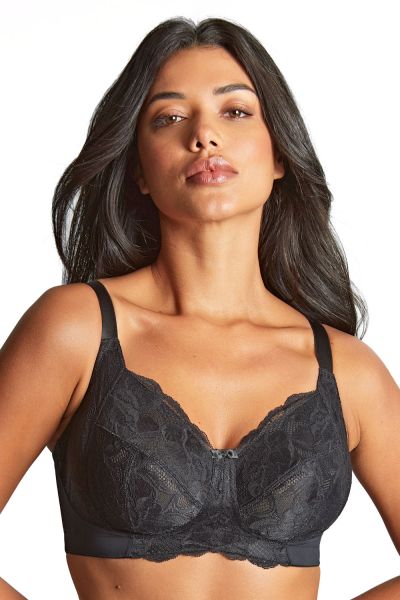 Panache Rocha NW Full Cup -rintaliivit Black Kaaritueton, toppaamaton kokokuppinen liivi. 60-90, D-M 10345-BLK