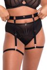 Scantilly by Curvy Kate Rules of Distraction Suspender -sukkanauhavyö Black-thumb Säädettävä vartalokoriste lantiolle ja reisille. One size ST026800-BLK