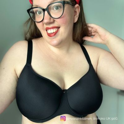 Sculptresse by Panache Elegance Spacer -t-paitaliivit Noir Kaarituettu, keveästi topattu saumaton t-paitaliivi 75-105, D-HH 10401-NOR