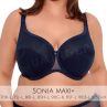 Gaia Lingerie Sonia Semi Soft -rintaliivit Navy Blue-thumb Puolitopattu ja kaarituettu liivimalli. 70-105, D-L BS-1058-GRA