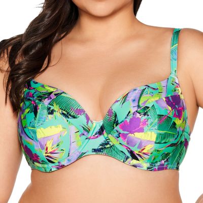 Ava Swimwear Vibrant UW Padded -bikiniliivit Kaarituettu, topattu bikiniliivi. 65-100, D-L SK-210-VIB