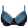 Plaisir Lingerie Wave UW Full Cup -bikiniliivit Sparkly Blue-thumb Kaarituettu, toppaamaton bikiniliivi. 80-105 D-H T0025-24/SPB