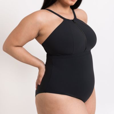 Curvy Kate Zip Tide NW Multiway -uimapuku Black Kaaritueton kokouimapuku E-L-kupille. S/36-38 - 2XL/52-54 CS-035606-BLK