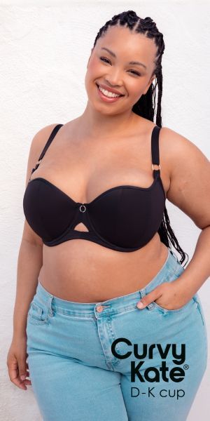 Curvy Katen nuorekkaat rintaliivit isolle povelle - kuvassa Boost me up