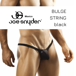 Joe Snyder Bulge thong black BUL02