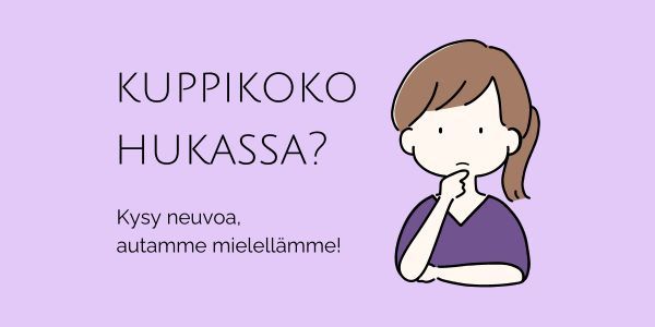 Kuppikoko hukassa? Kysy apua, autamme mielellämme!