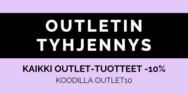 Outletin tyhjennys 17.10.-23.10.24 koko Outlet -10%